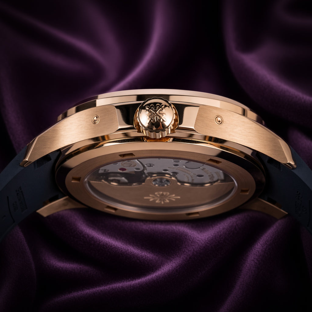 Patek Philippe Aquanaut Annual Calendar Moon Phases Rose Gold BlueGrey 5261R-001