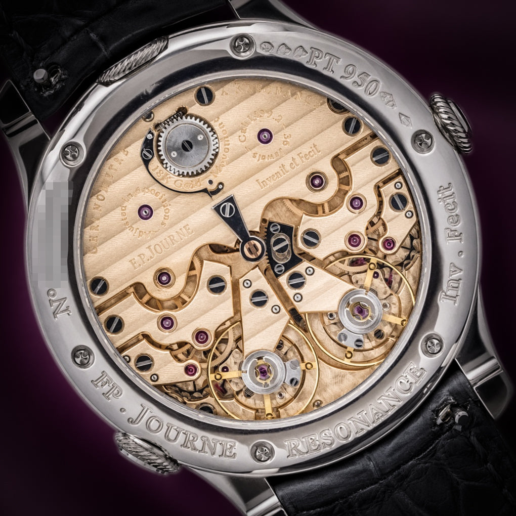 F.P.Journe Chronometre à Resonance A Resonance 40mm Platinum Grey Dial Full Set F.P.Journe Chronometre à Resonance A Resonance