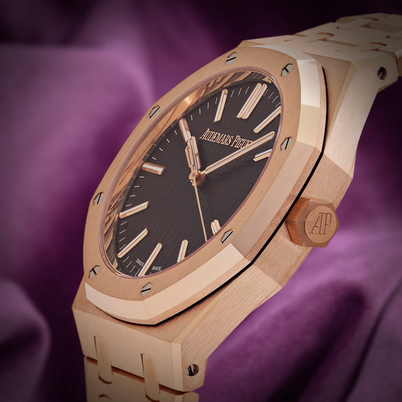 Audemars Piguet Royal Oak Rose Gold Black Dial 15510OR.OO.1320OR.04