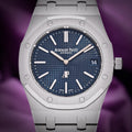 Audemars Piguet Royal Oak Jumbo Extra-Thin Steel Blue Dial 16202ST.OO.1240ST.02