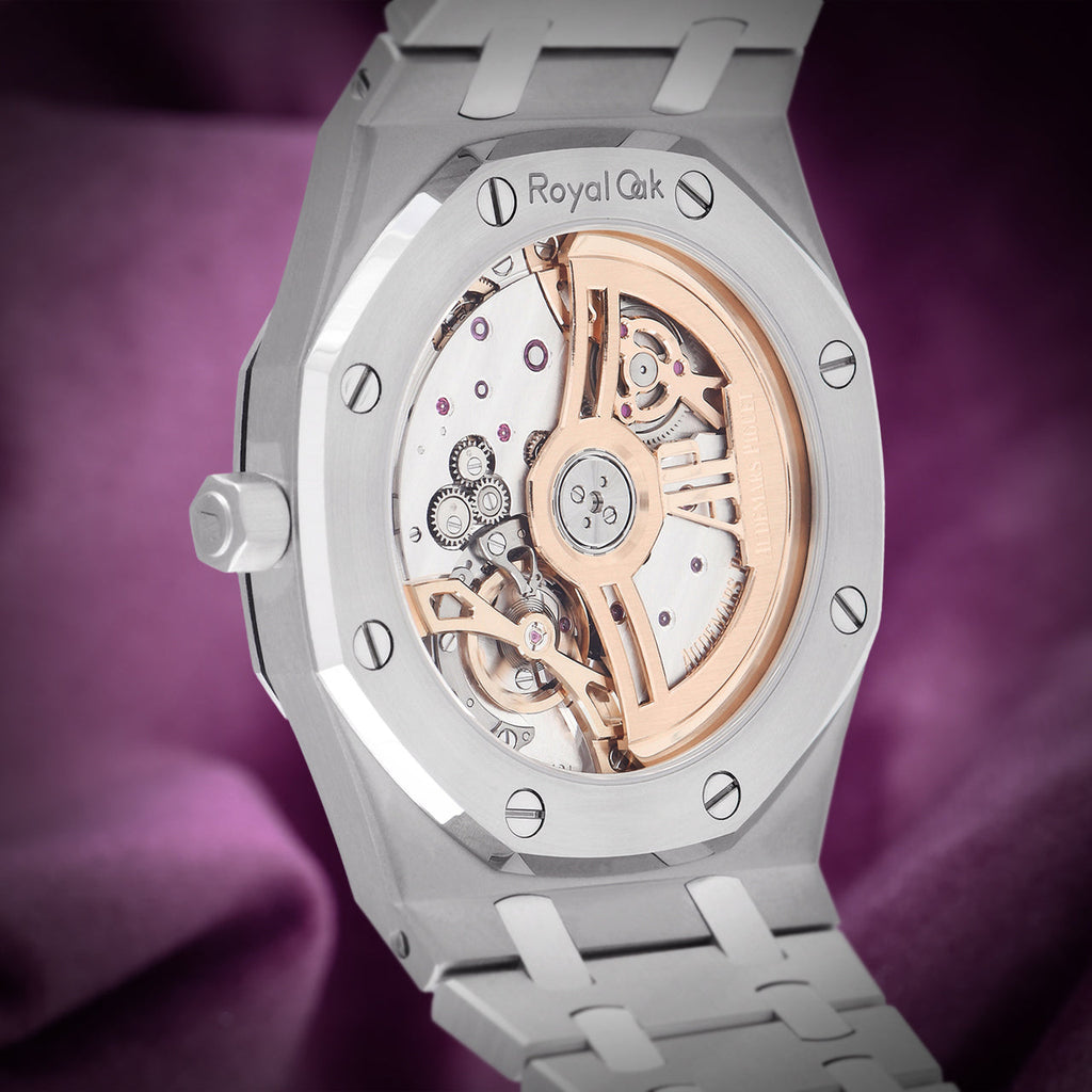 Audemars Piguet Royal Oak Jumbo Extra-Thin Steel Blue Dial 16202ST.OO.1240ST.02
