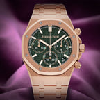 Audemars Piguet Royal Oak Chronograph Rose Gold Green Dial 26240OR.OO.1320OR.08