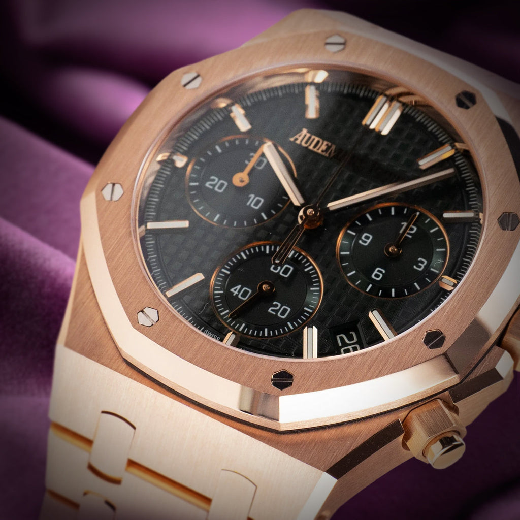 Audemars Piguet Royal Oak Chronograph Rose Gold Green Dial 26240OR.OO.1320OR.08