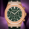 Audemars Piguet Royal Oak Chronograph Rose Gold Green Dial 26240OR.OO.D404CR.02