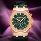 Audemars Piguet Royal Oak Chronograph Rose Gold Green Dial 26240OR.OO.D404CR.02