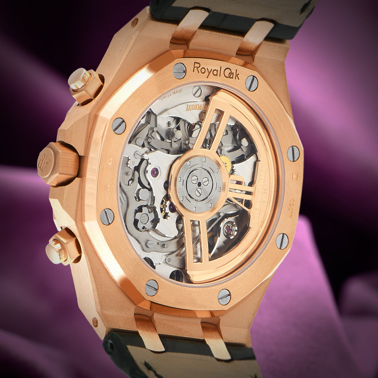 Audemars Piguet Royal Oak Chronograph Rose Gold Green Dial 26240OR.OO.D404CR.02