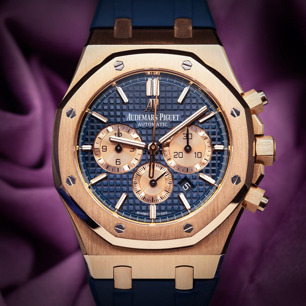 Audemars Piguet Royal Oak Chronograph Blue Dial Blue Strap 26331OR.OO.D315CR.01