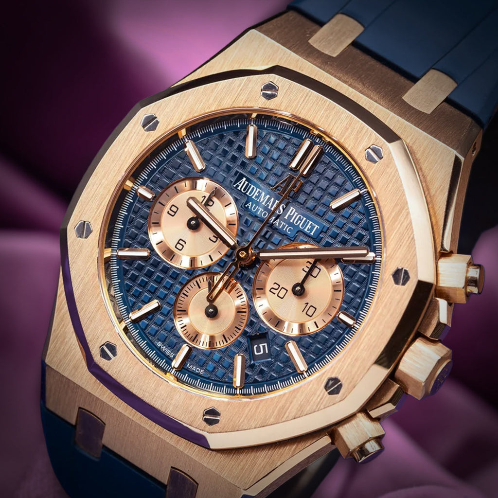 Audemars Piguet Royal Oak Chronograph Blue Dial Blue Strap 26331OR.OO.D315CR.01