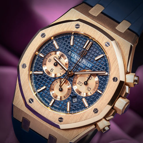 Audemars Piguet Royal Oak Chronograph Blue Dial Blue Strap 26331OR.OO.D315CR.01