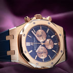 Audemars Piguet Royal Oak Chronograph Blue Dial Blue Strap 26331OR.OO.D315CR.01