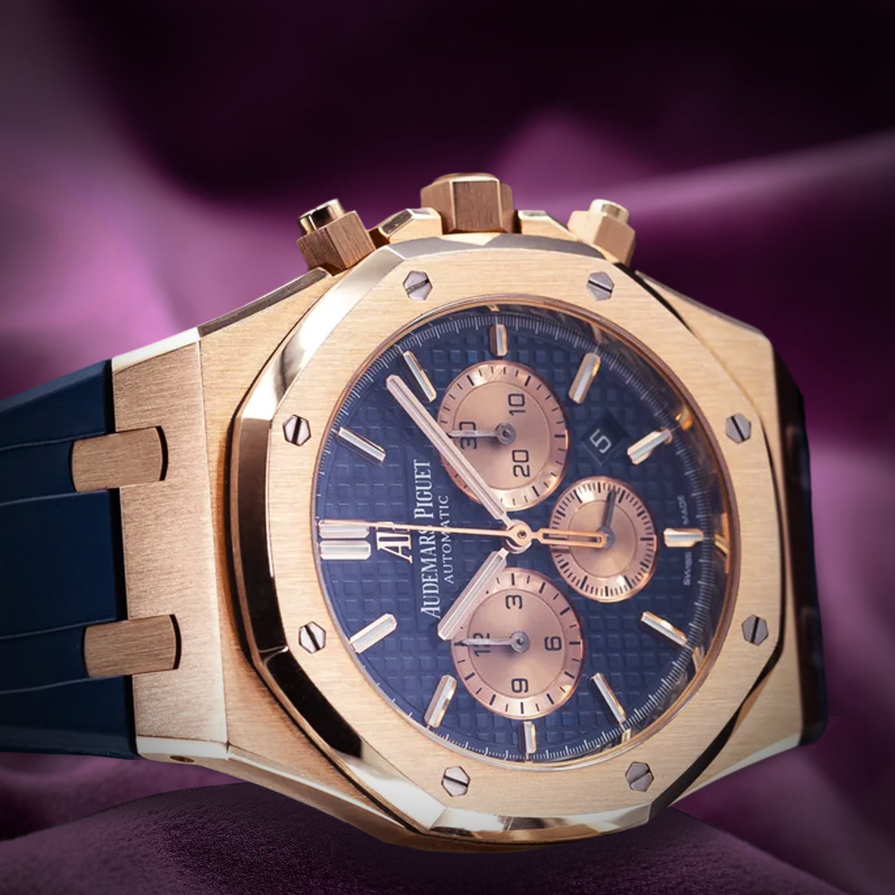 Audemars Piguet Royal Oak Chronograph Blue Dial Blue Strap 26331OR.OO.D315CR.01