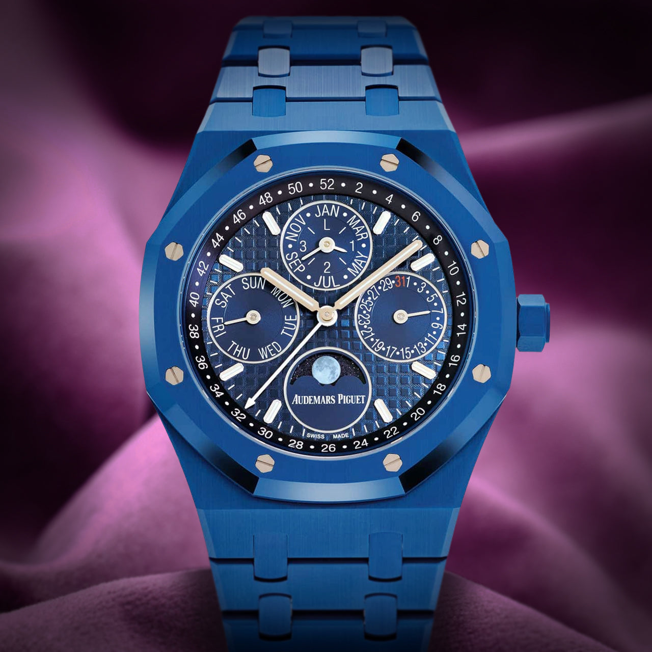 Audemars Piguet Royal Oak Perpetual Calendar Blue Ceramic 26579CS.OO.1225CS.01