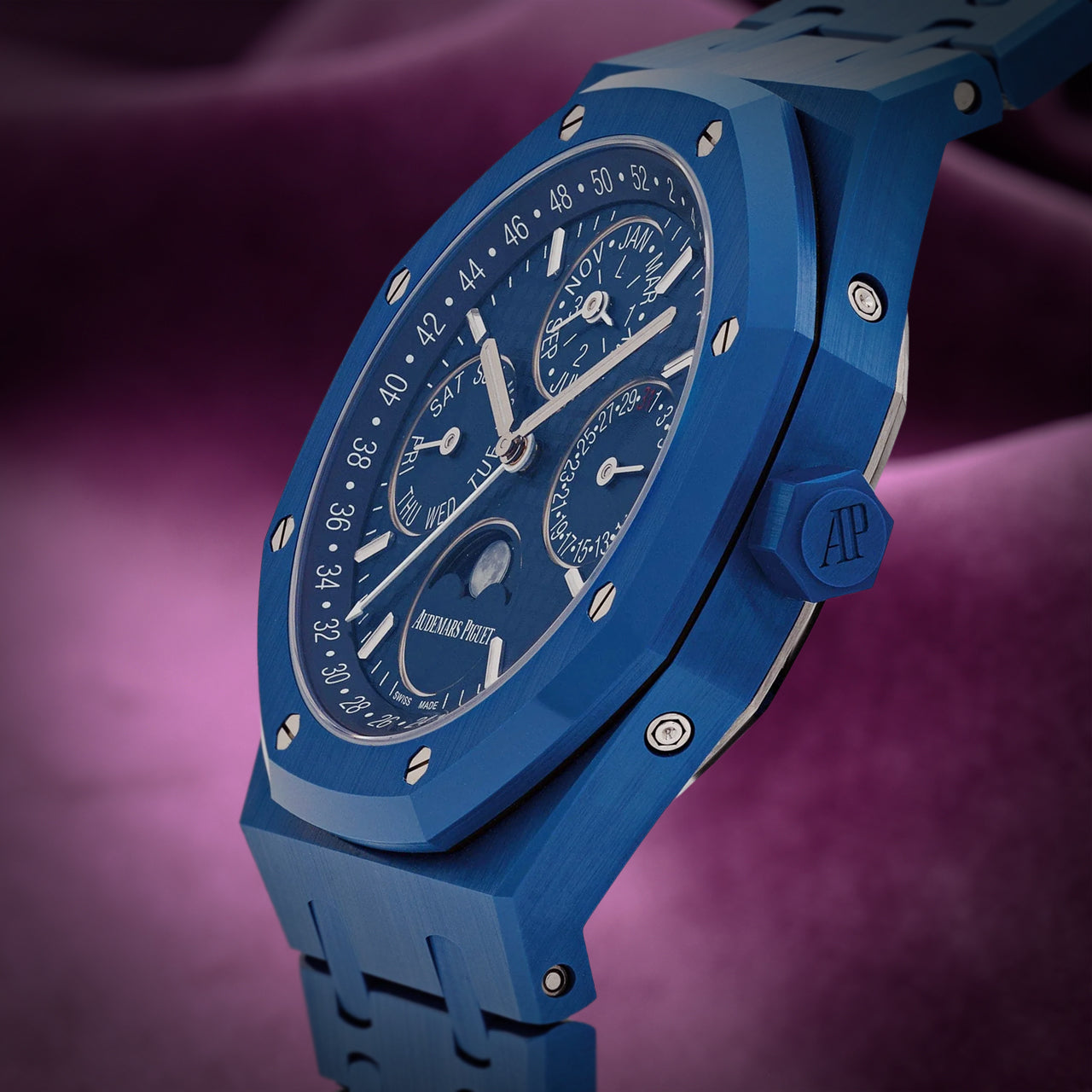 Audemars Piguet Royal Oak Perpetual Calendar Blue Ceramic 26579CS.OO.1225CS.01