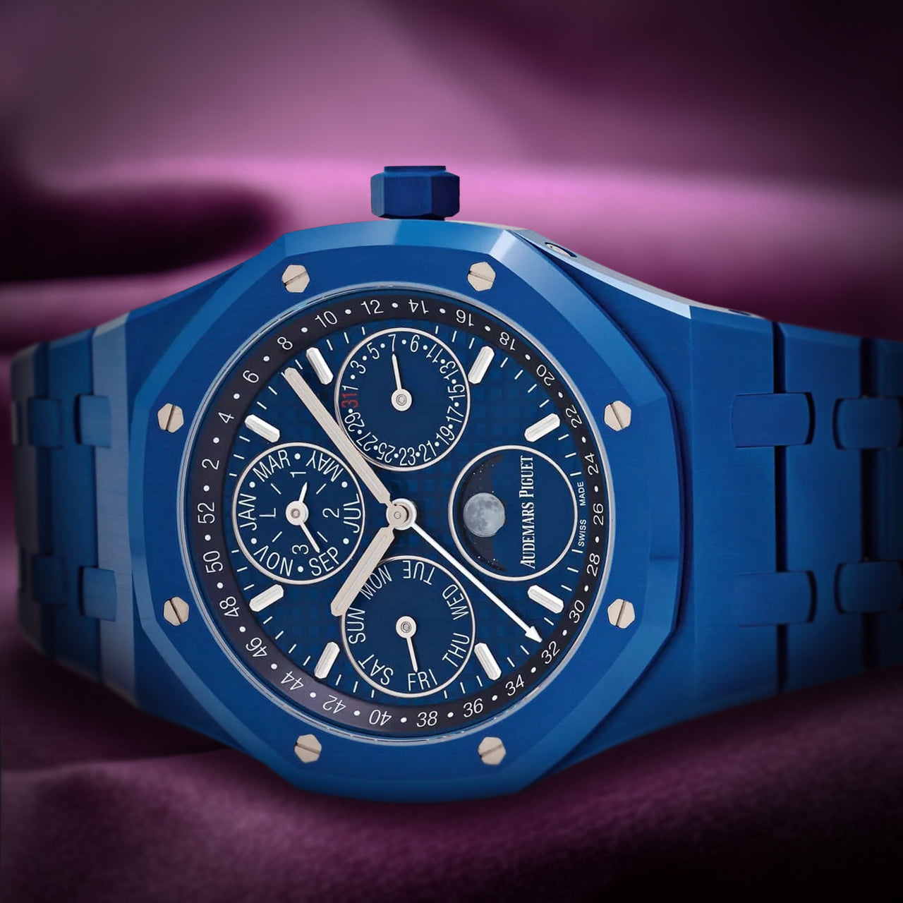 Audemars Piguet Royal Oak Perpetual Calendar Blue Ceramic 26579CS.OO.1225CS.01