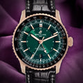 Breitling Navitimer Automatic GMT 41 R32310251L1P1 18k Red Gold Green Dial