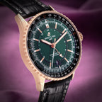 Breitling Navitimer Automatic GMT 41 R32310251L1P1 18k Red Gold Green Dial