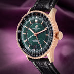Breitling Navitimer Automatic GMT 41 R32310251L1P1 18k Red Gold Green Dial