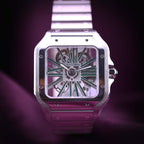 Cartier Santos de Cartier Skeleton Green WHSA0028