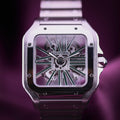 Cartier Santos de Cartier Skeleton Green WHSA0028