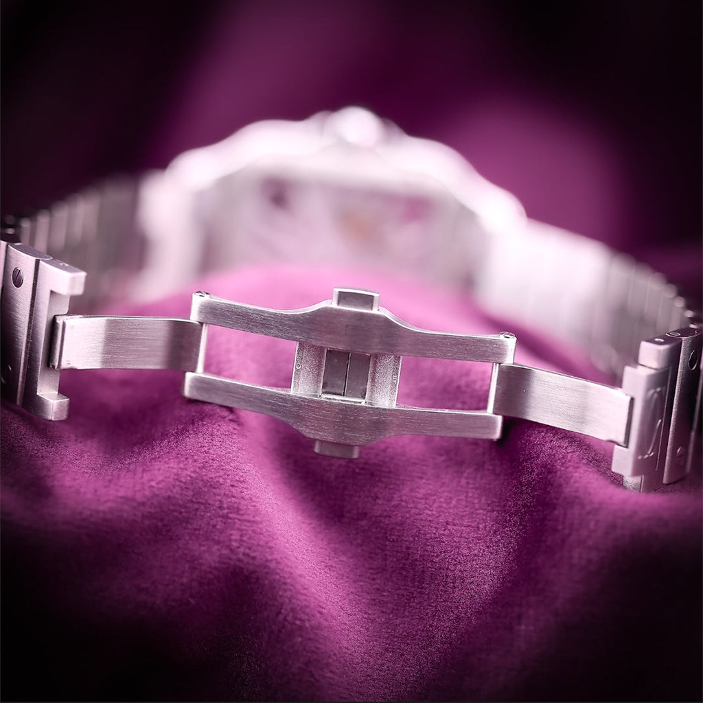 Cartier Santos de Cartier Skeleton Green WHSA0028