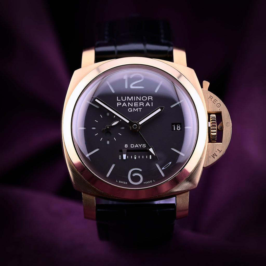 Panerai Luminor 1950 8 Days GMT Oro Rosa PAM00289