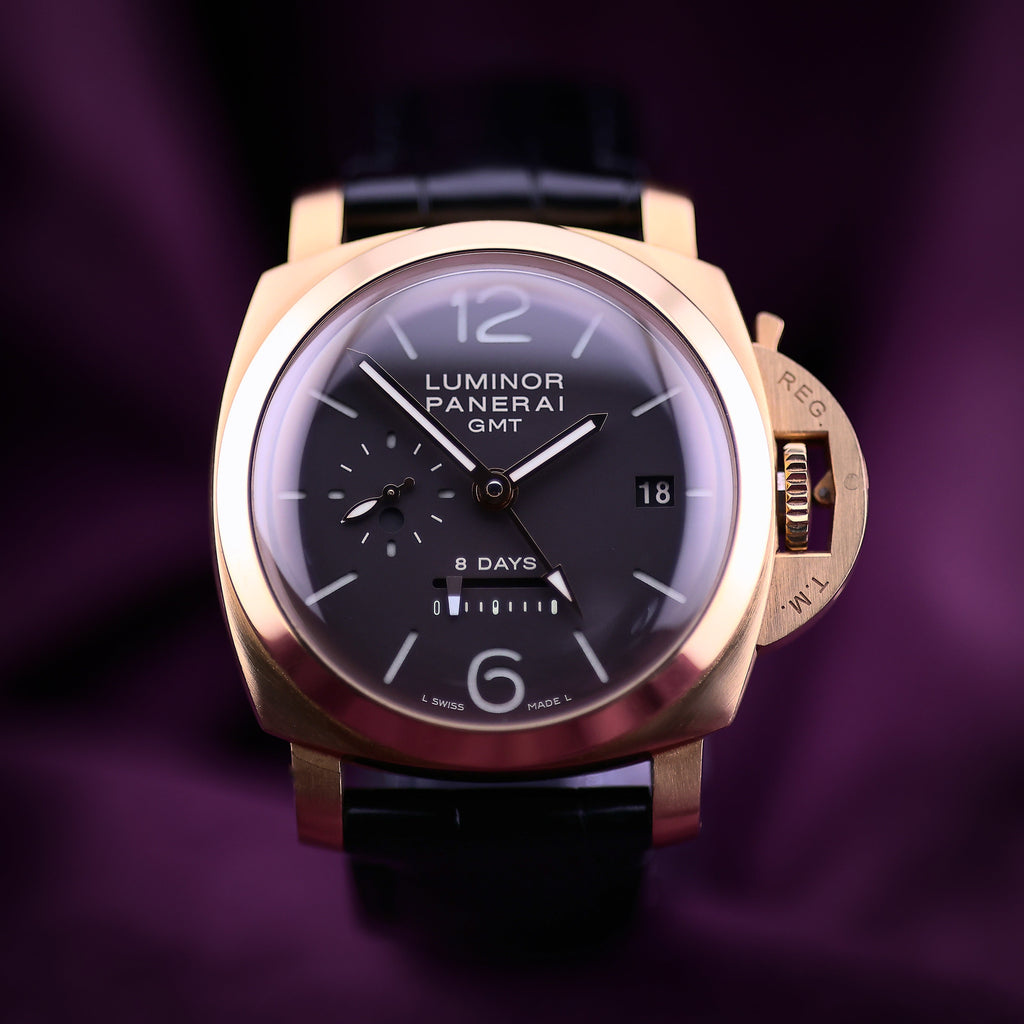 Panerai Luminor 1950 8 Days GMT Oro Rosa PAM00289