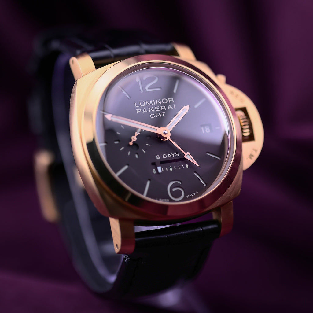 Panerai Luminor 1950 8 Days GMT Oro Rosa PAM00289