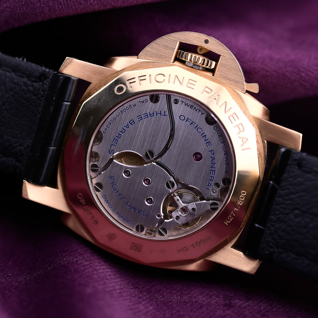 Panerai Luminor 1950 8 Days GMT Oro Rosa PAM00289