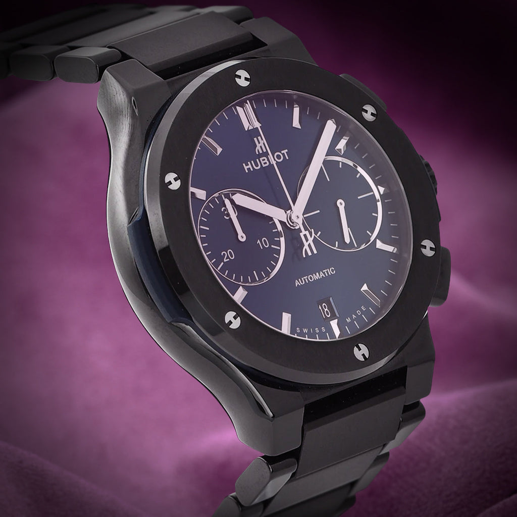 Hublot Classic Fusion Ceramic Blue Chronograph 520.CM.7170.CM