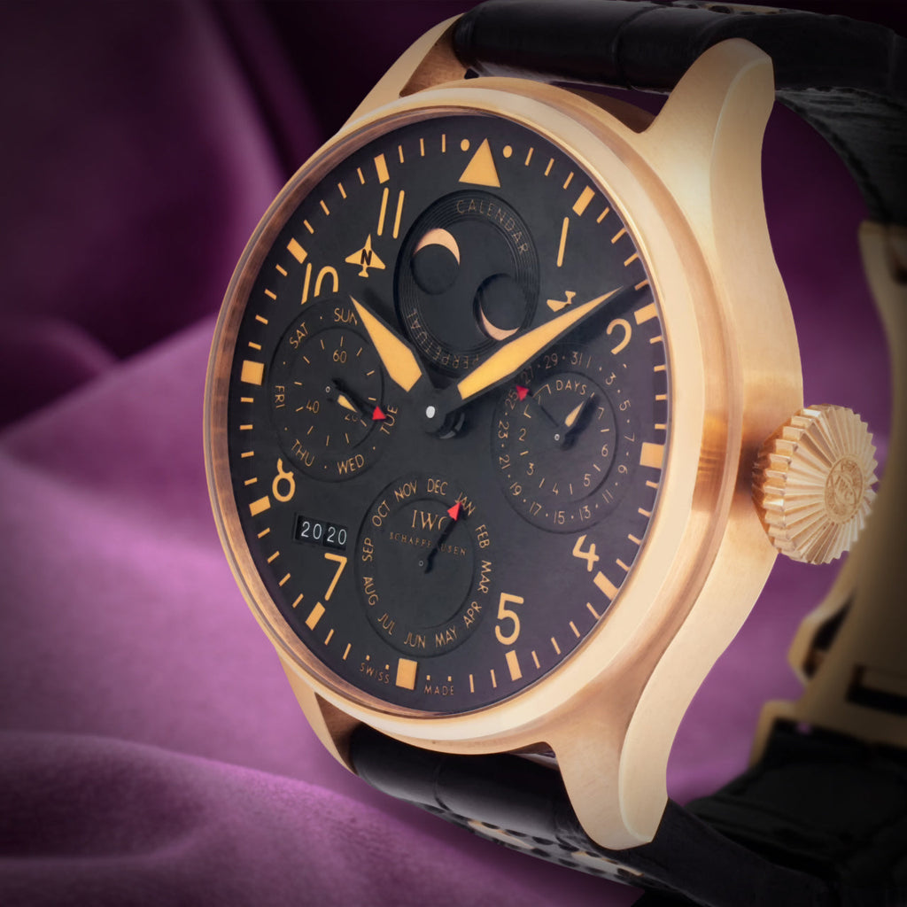 IWC Big Pilot Perpetual Calendar Bucherer Edition in Rose Gold IW502635