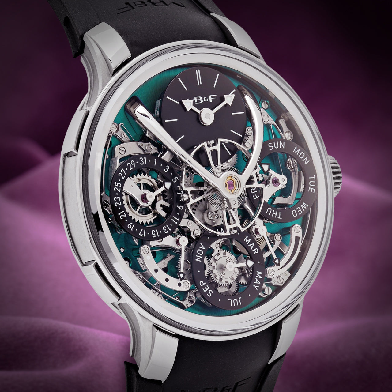 MB&F Legacy Machine Perpetual EVO (07.T.GU) Titanium Green