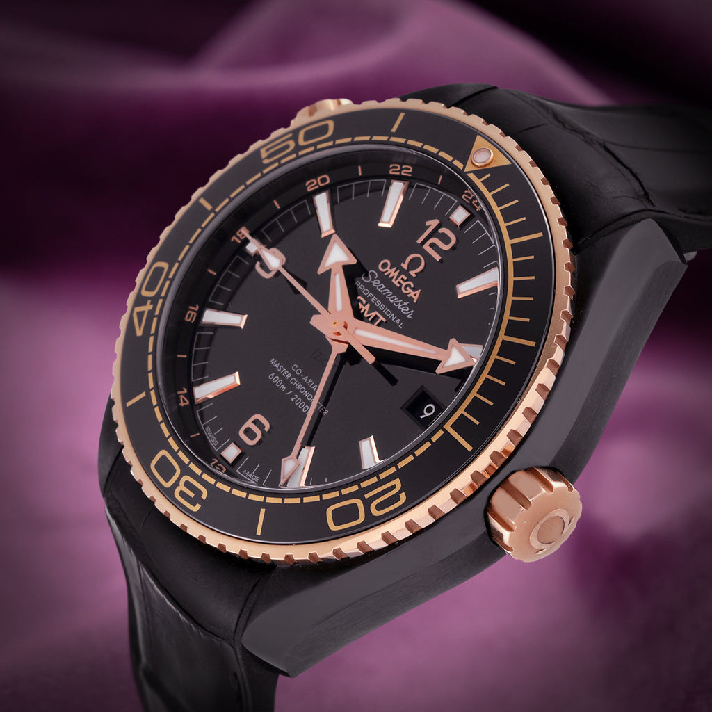 Omega Seamaster Planet Ocean 600M Black Ceramic Sedna Gold 215.63.46.22.01.001