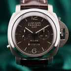 Panerai Luminor 1950 Chrono Monopulsante 8 Days GMT Titanio PAM00311