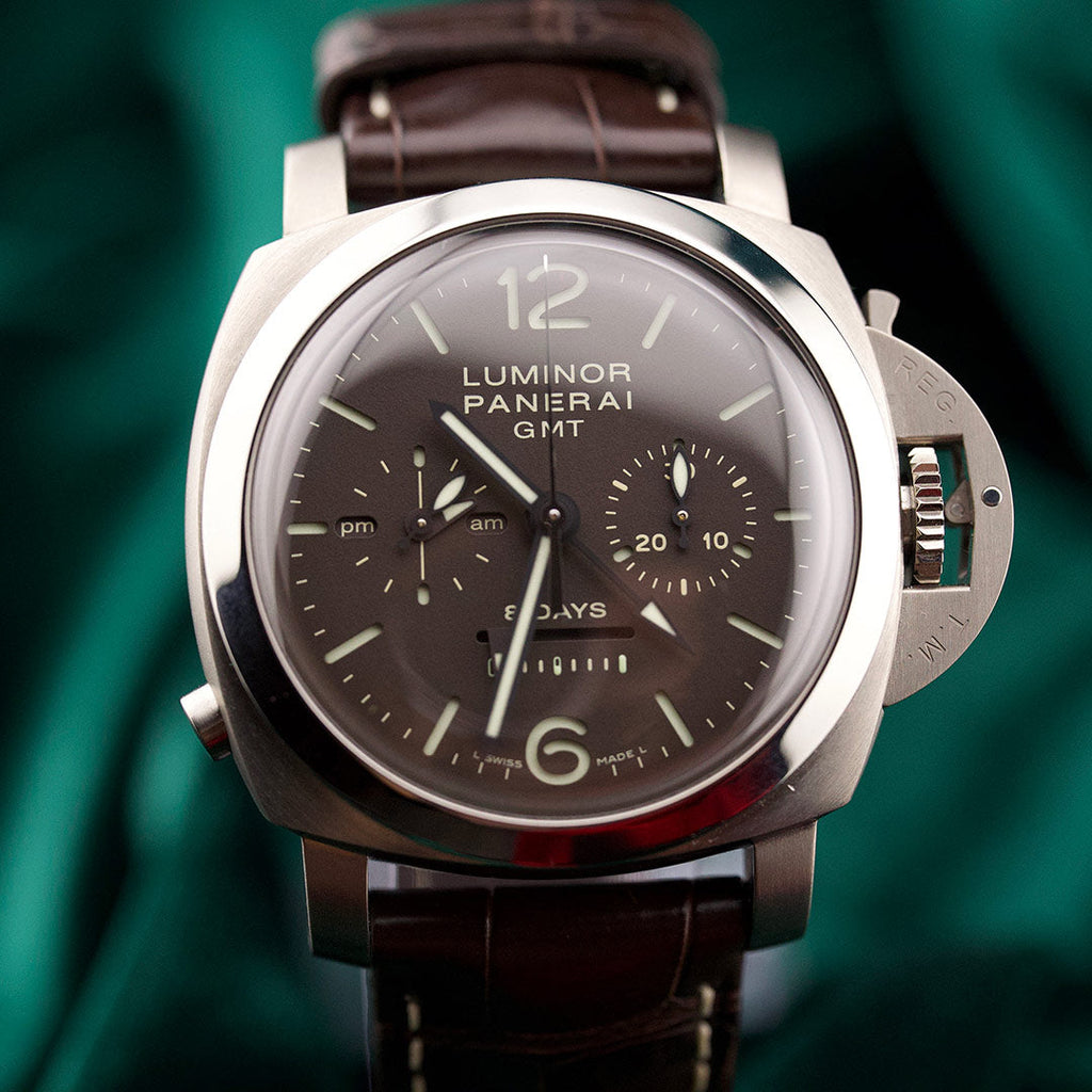 Panerai Luminor 1950 Chrono Monopulsante 8 Days GMT Titanio PAM00311