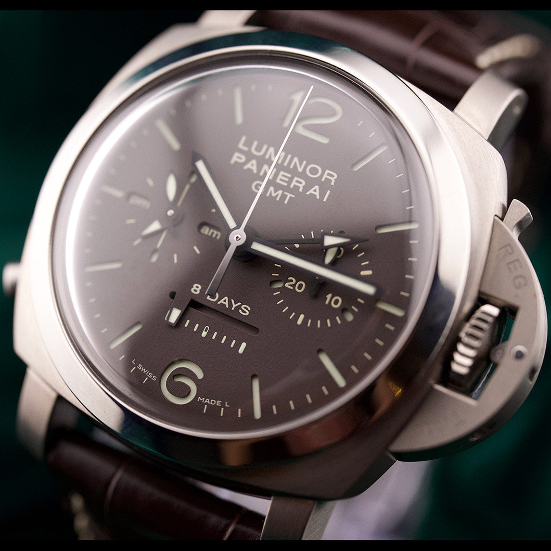 Panerai Luminor 1950 Chrono Monopulsante 8 Days GMT Titanio PAM00311