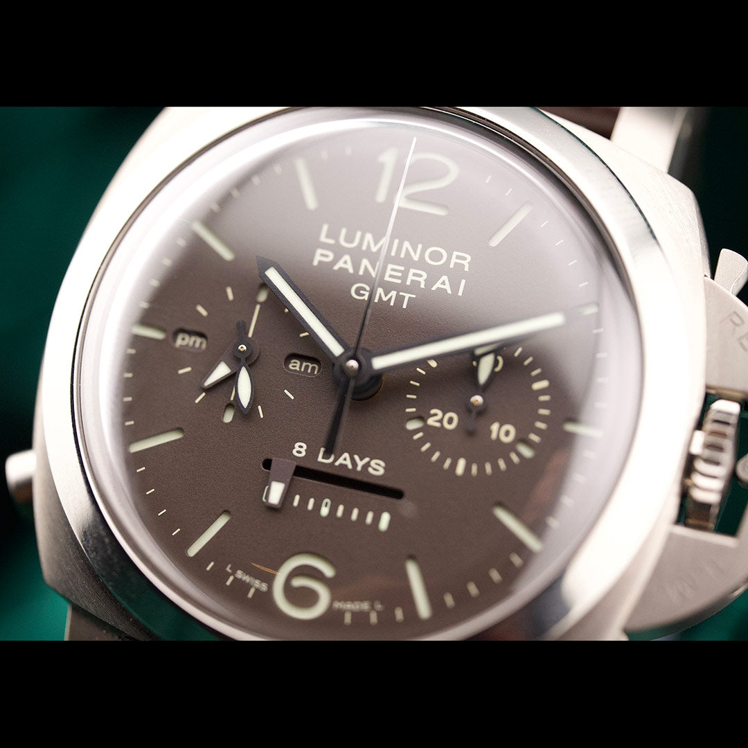 Panerai Luminor 1950 Chrono Monopulsante 8 Days GMT Titanio PAM00311