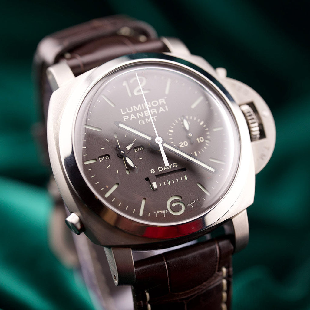 Panerai Luminor 1950 Chrono Monopulsante 8 Days GMT Titanio PAM00311