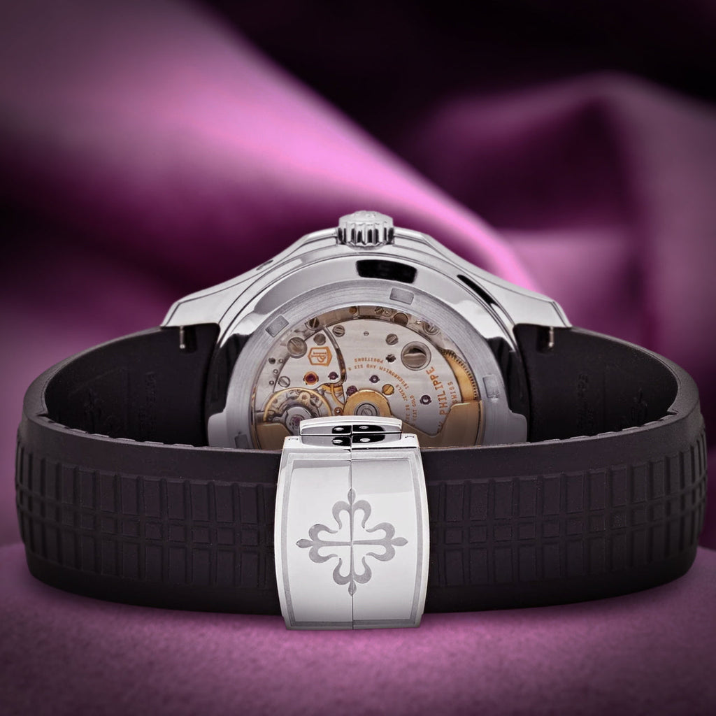 Patek Philippe Aquanaut Travel Time Stainless Steel Black Dial 5164A-001