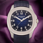Patek Philippe Aquanaut White Gold Blue Dial 5168G-001