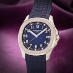 Patek Philippe Aquanaut White Gold Blue Dial 5168G-001