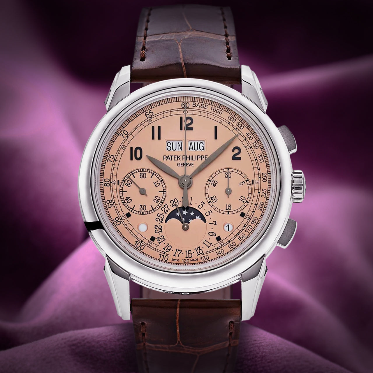 Patek Philippe Grand Complications Perpetual Chronograph 950 Pt Salmon 5270P-001