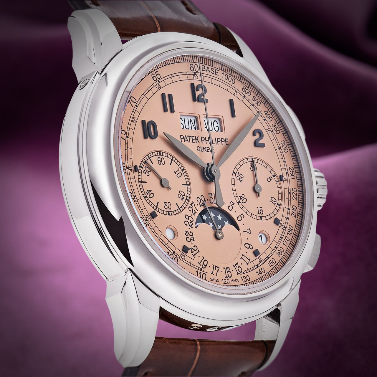 Patek Philippe Grand Complications Perpetual Chronograph 950 Pt Salmon 5270P-001