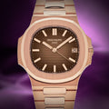 Patek Philippe Nautilus 18k Rose Gold Brown Dial 5711/1R-001