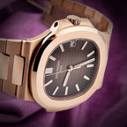 Patek Philippe Nautilus 18k Rose Gold Brown Dial 5711/1R-001