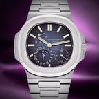 Patek Philippe Nautilus Moon Phases Stainless Steel Blue Dial 5712/1A-001