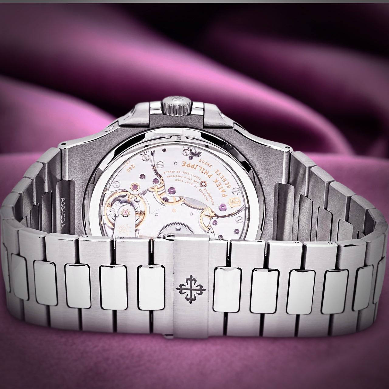 Patek Philippe Nautilus Moon Phases Stainless Steel Blue Dial 5712/1A-001