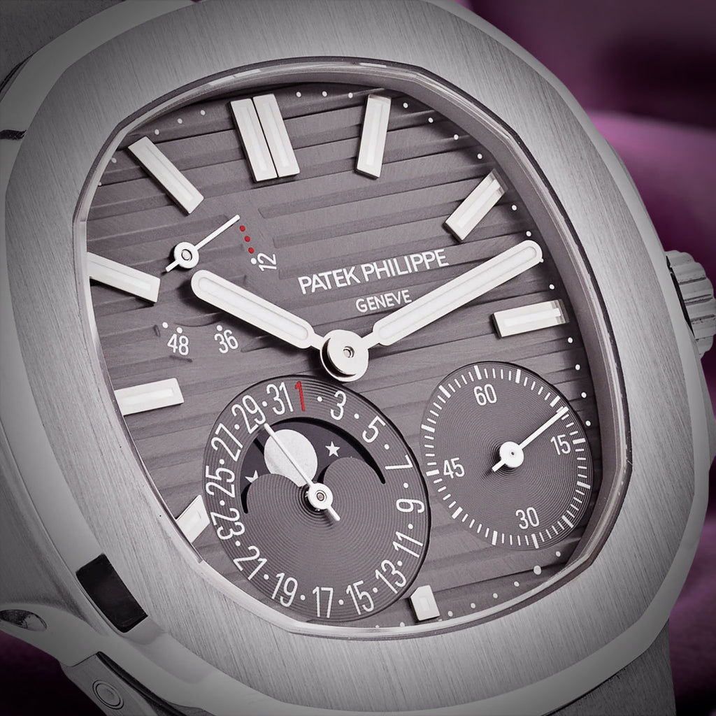 Patek Philippe Nautilus Moon Phases White Gold 5712G-001