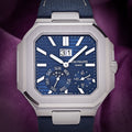 Patek Philippe Cubitus Instantaneous Grand Date Day Moon Phases Blue 5822P-001
