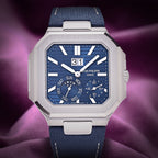 Patek Philippe Cubitus Instantaneous Grand Date Day Moon Phases Blue 5822P-001