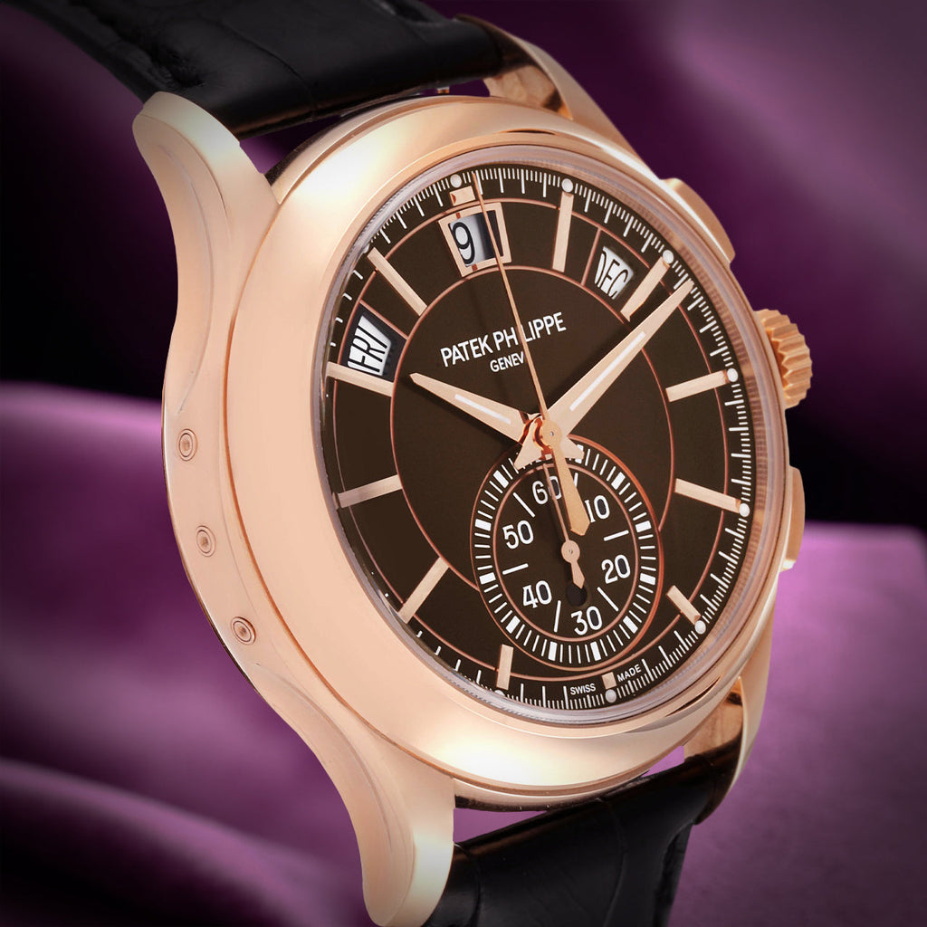 Patek Philippe Complications Flyback Annual Calendar Rose Gold Brown 5905R-001